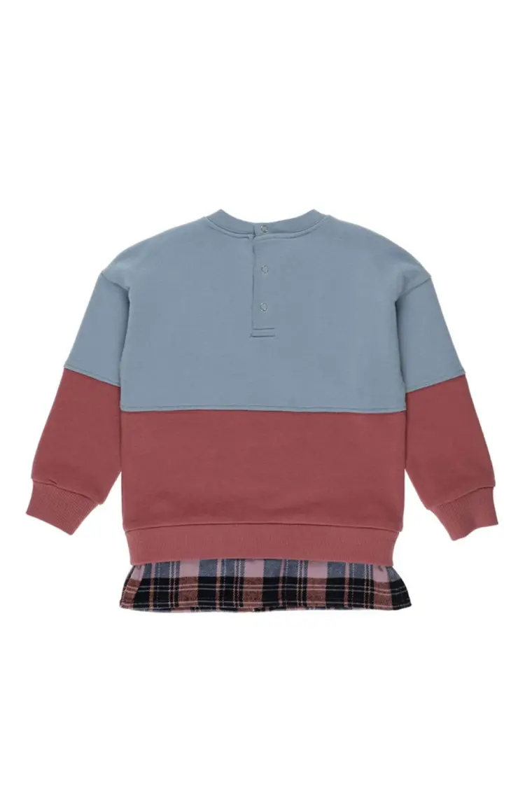Panço Blok Renkli Sweatshirt