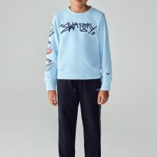 Swatsky Erkek Çocuk Açık Mavi Sweatshirt 23PFWSW1565