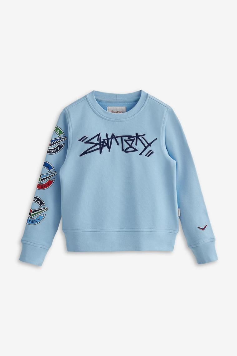 Swatsky Erkek Çocuk Açık Mavi Sweatshirt 23PFWSW1565
