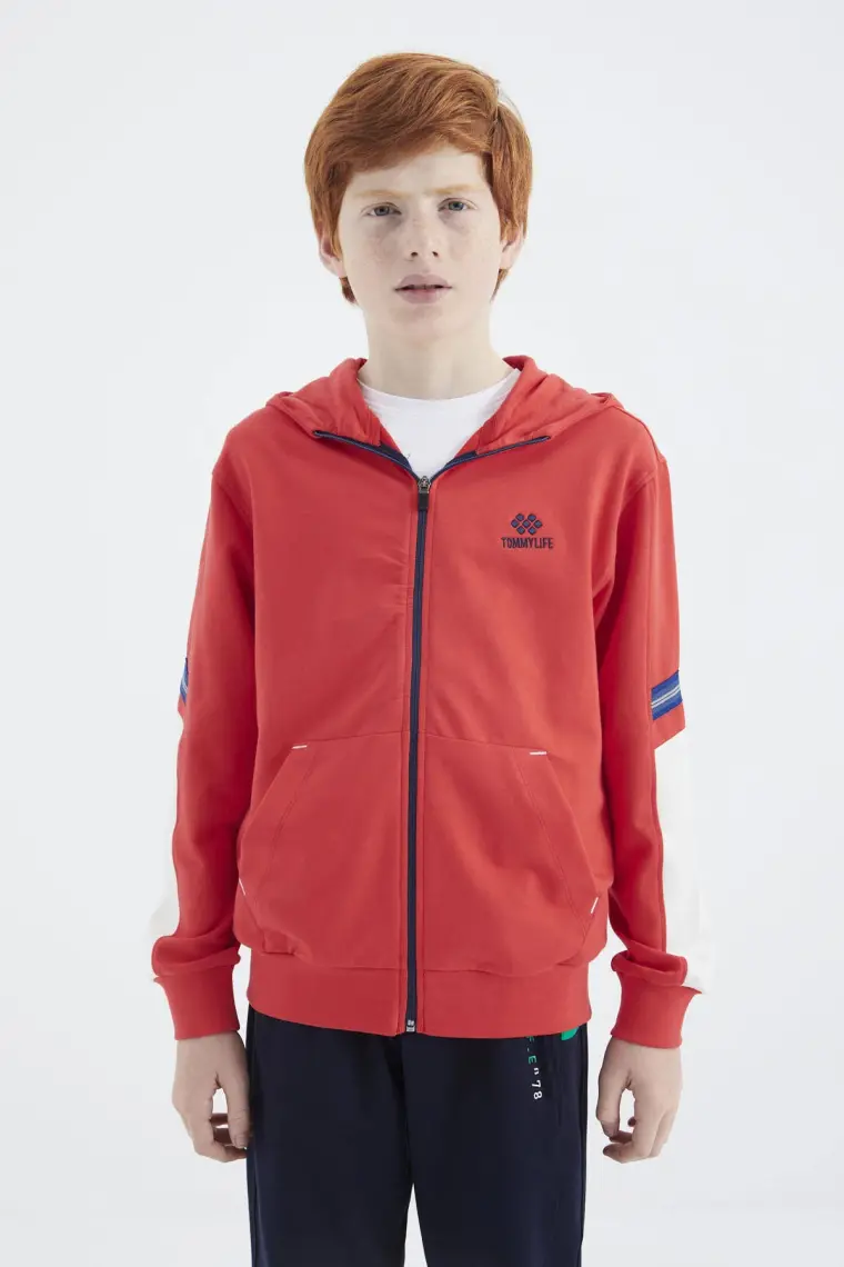 Tommy Life Tommy Life  Fiesta Fermuarlı Erkek Çocuk Sweatshirt - 11180