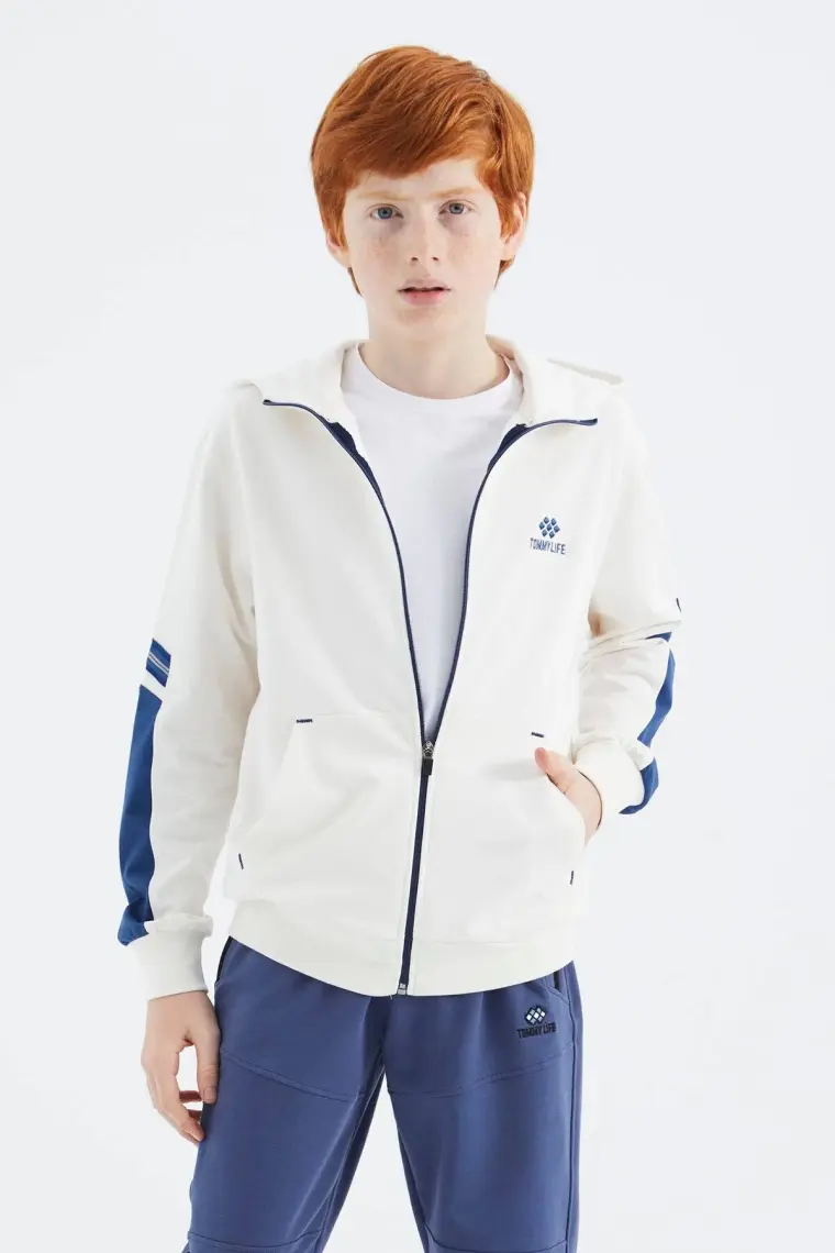 Tommy Life Tommy Life  Fiesta Fermuarlı Erkek Çocuk Sweatshirt - 11180
