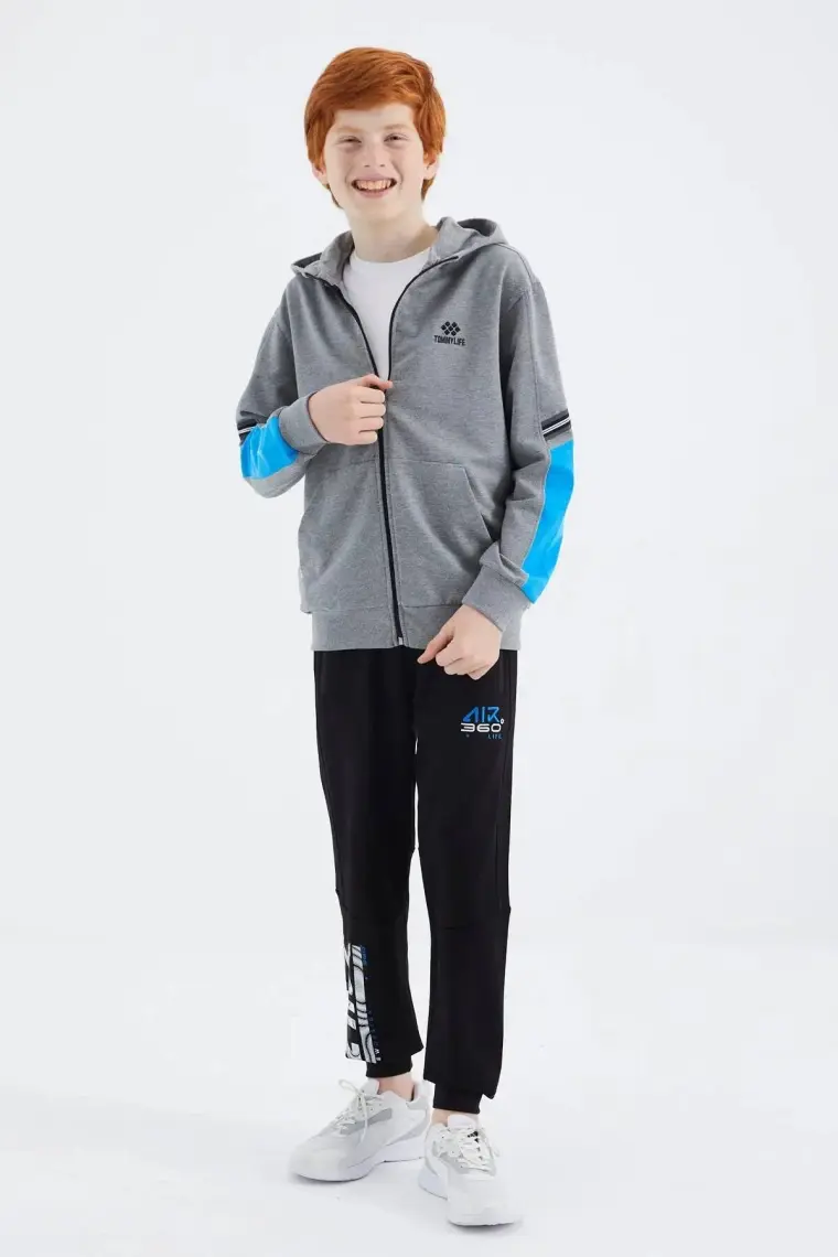 Tommy Life Tommy Life  Fiesta Fermuarlı Erkek Çocuk Sweatshirt - 11180