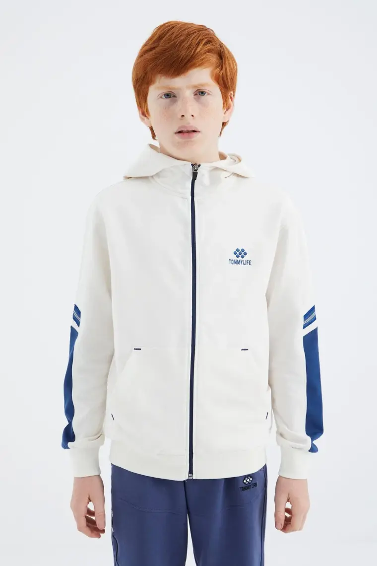 Tommy Life Tommy Life  Fiesta Fermuarlı Erkek Çocuk Sweatshirt - 11180