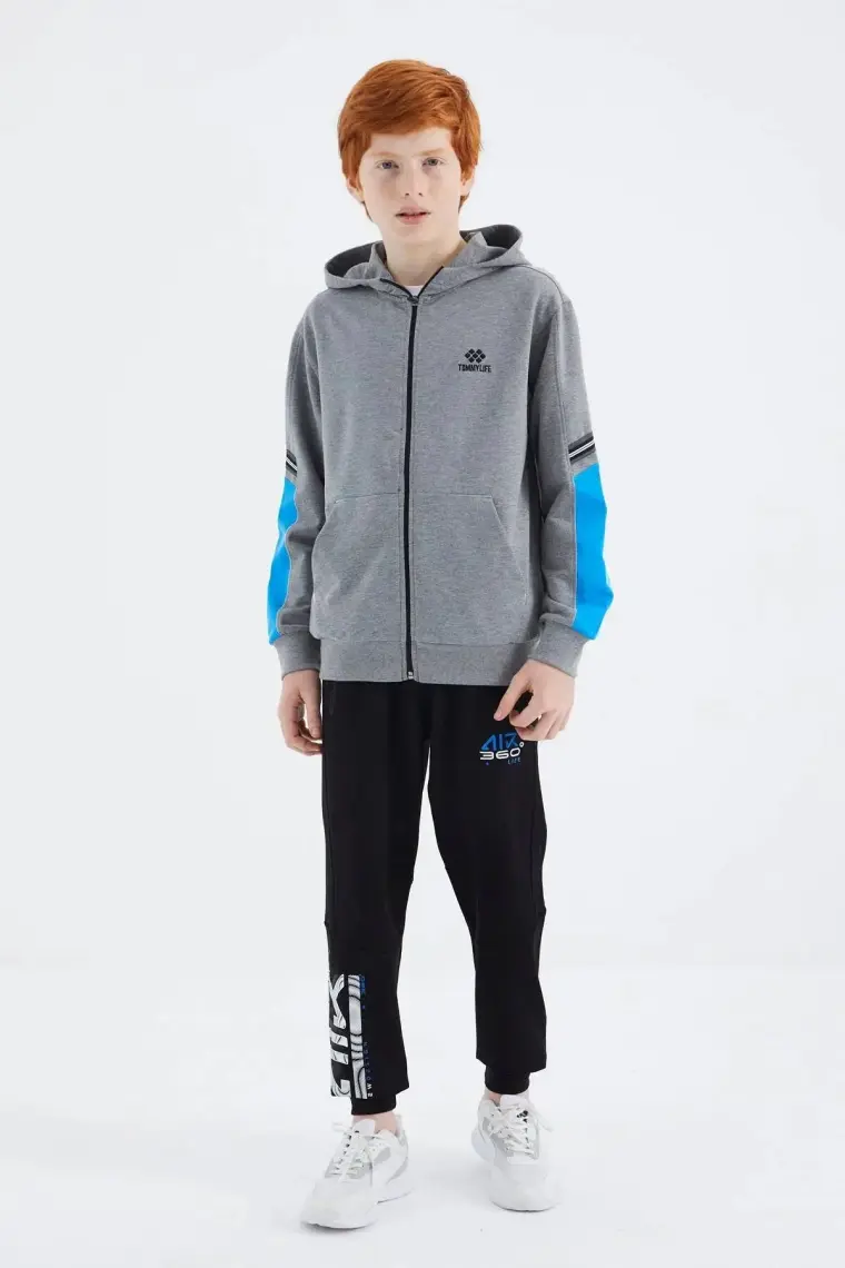 Tommy Life Tommy Life  Fiesta Fermuarlı Erkek Çocuk Sweatshirt - 11180