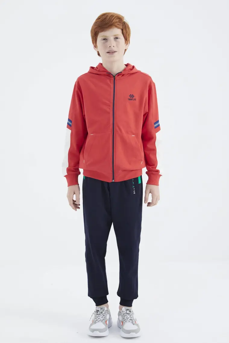 Tommy Life Tommy Life  Fiesta Fermuarlı Erkek Çocuk Sweatshirt - 11180