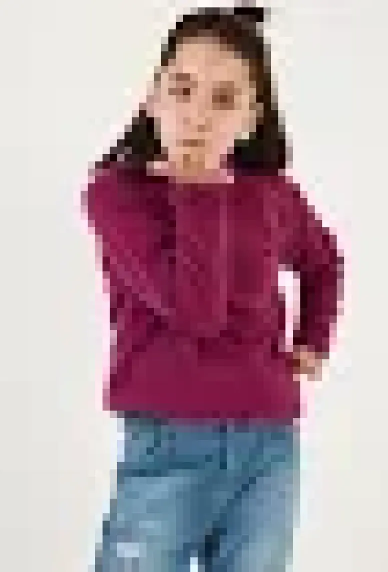 Lela Yumuşak Dokulu Fermuarlı Dik Yaka Şardonlu Kışlık Polar Unisex Çocuk Polar 5905002