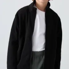 Tommy Life Siyah Kalın Yumuşak Dokulu Standart Fit Nakışlı Polar Erkek Çocuk Sweatshirt - 11223