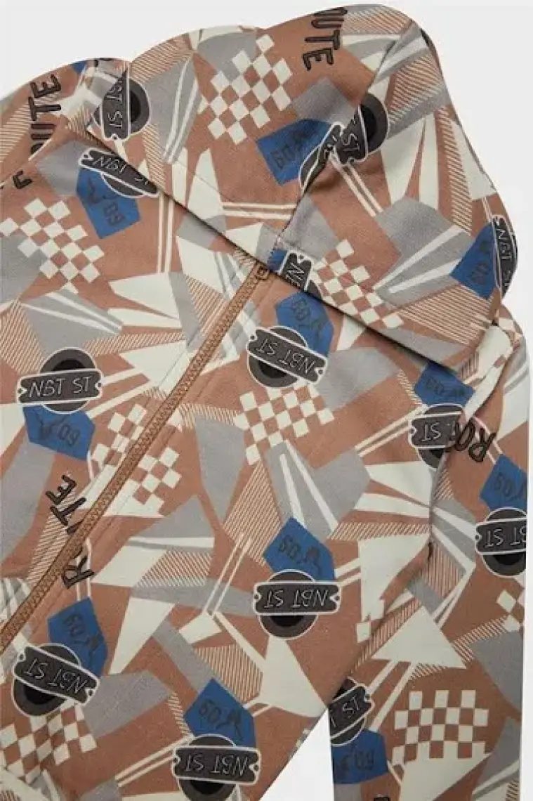 Nebbati Erkek Çocuk Desenli Sweatshirt 23PFWNB3413