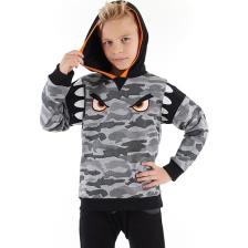 MSHB&G Kamuflaj Kapişonlu Erkek Çocuk Sweatshirt