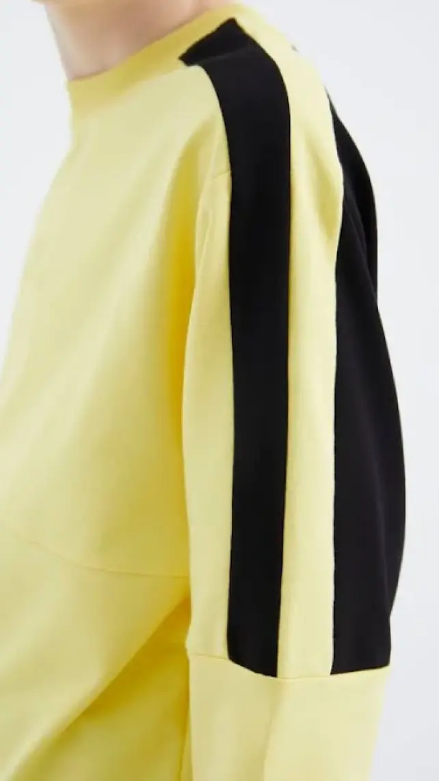 Tommy Life Gri Melanj Basic O Yaka Erkek Çocuk Sweatshirt - 11182