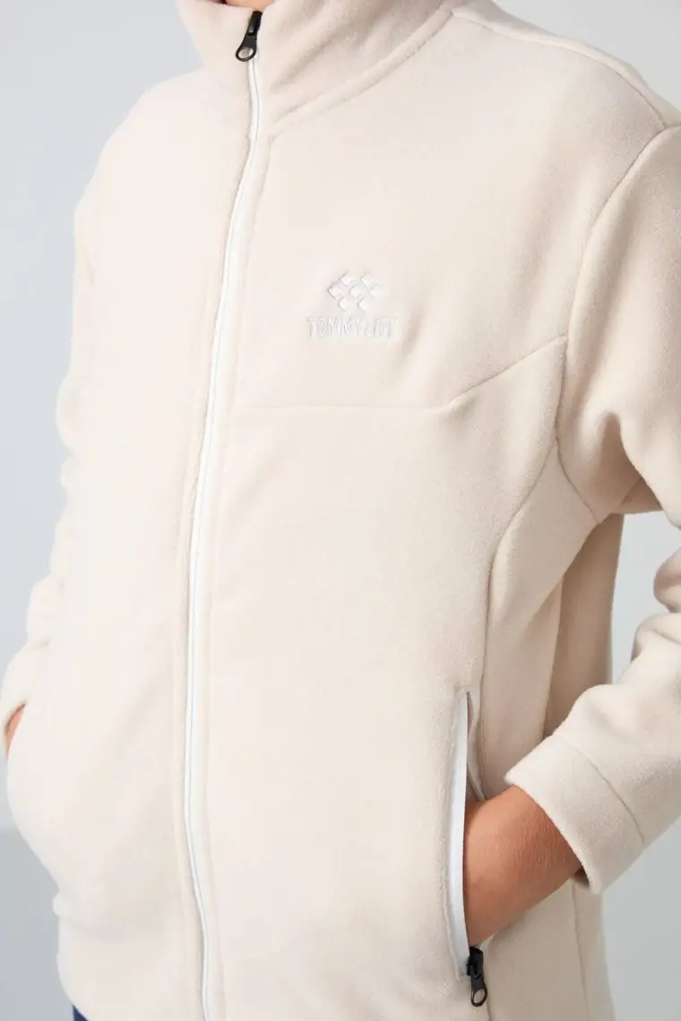 Erguvan Kalın Yumuşak Dokulu Standart Fit Nakışlı Polar Erkek Çocuk Sweatshirt - 11223