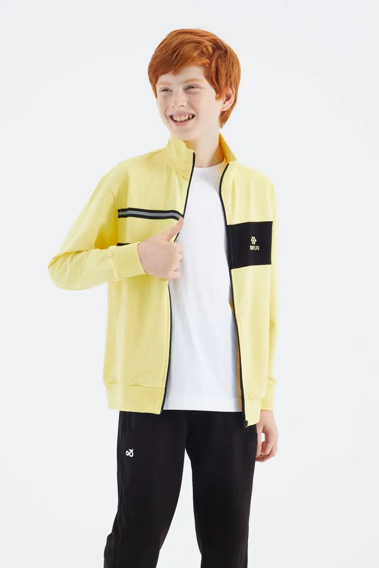 Tommy Life Taş Dik Yaka Erkek Çocuk Sweatshirt - 11183