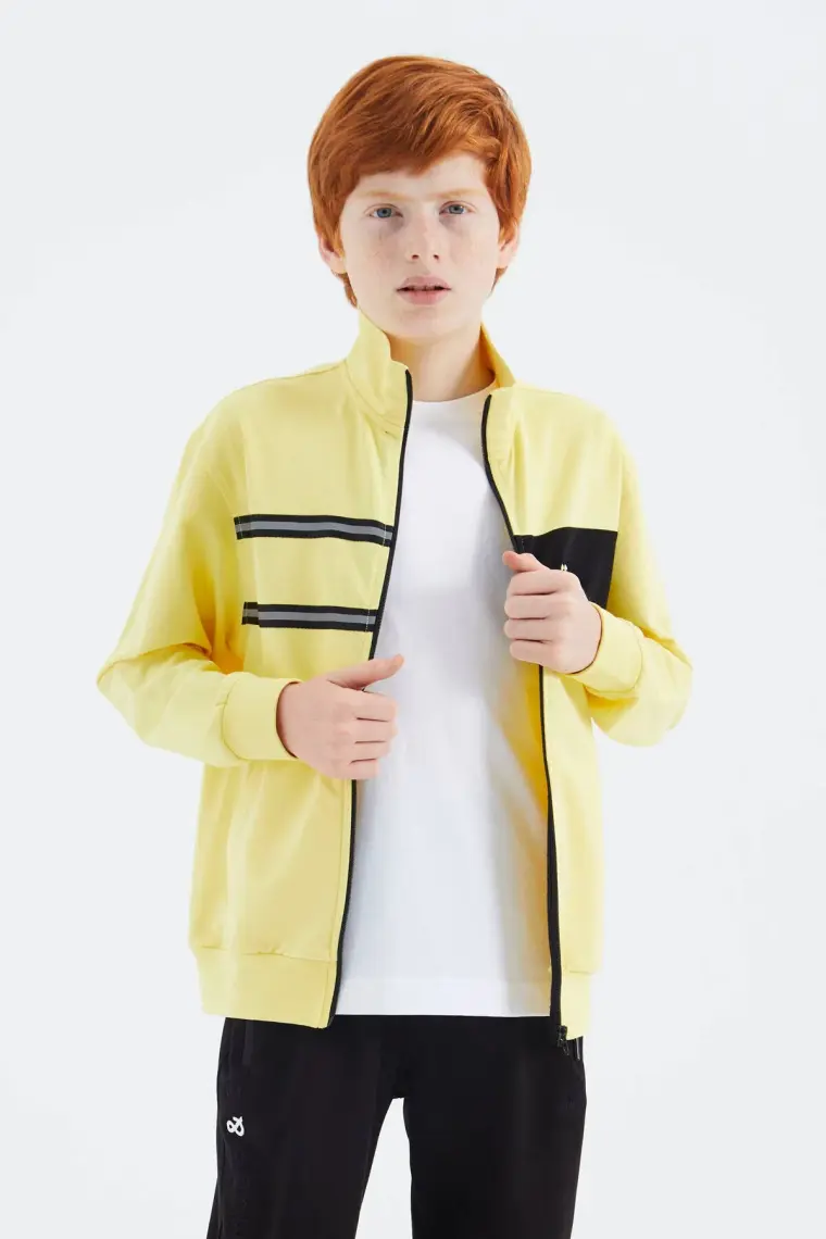 Tommy Life Taş Dik Yaka Erkek Çocuk Sweatshirt - 11183