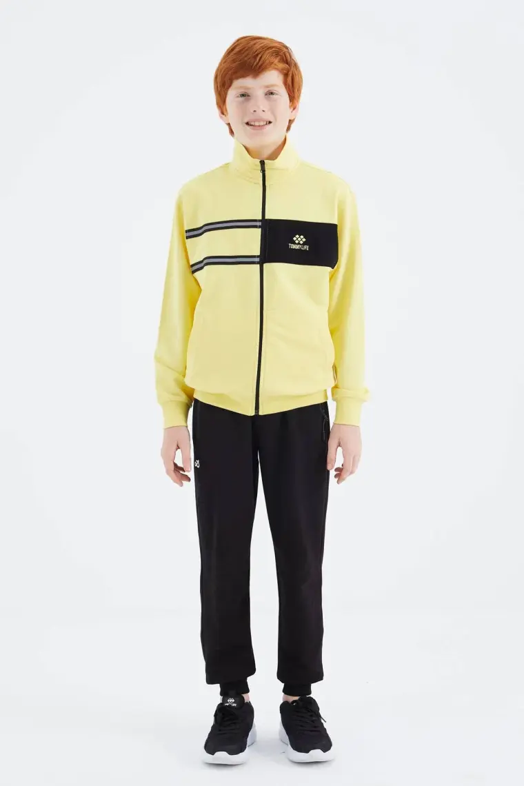 Tommy Life Taş Dik Yaka Erkek Çocuk Sweatshirt - 11183