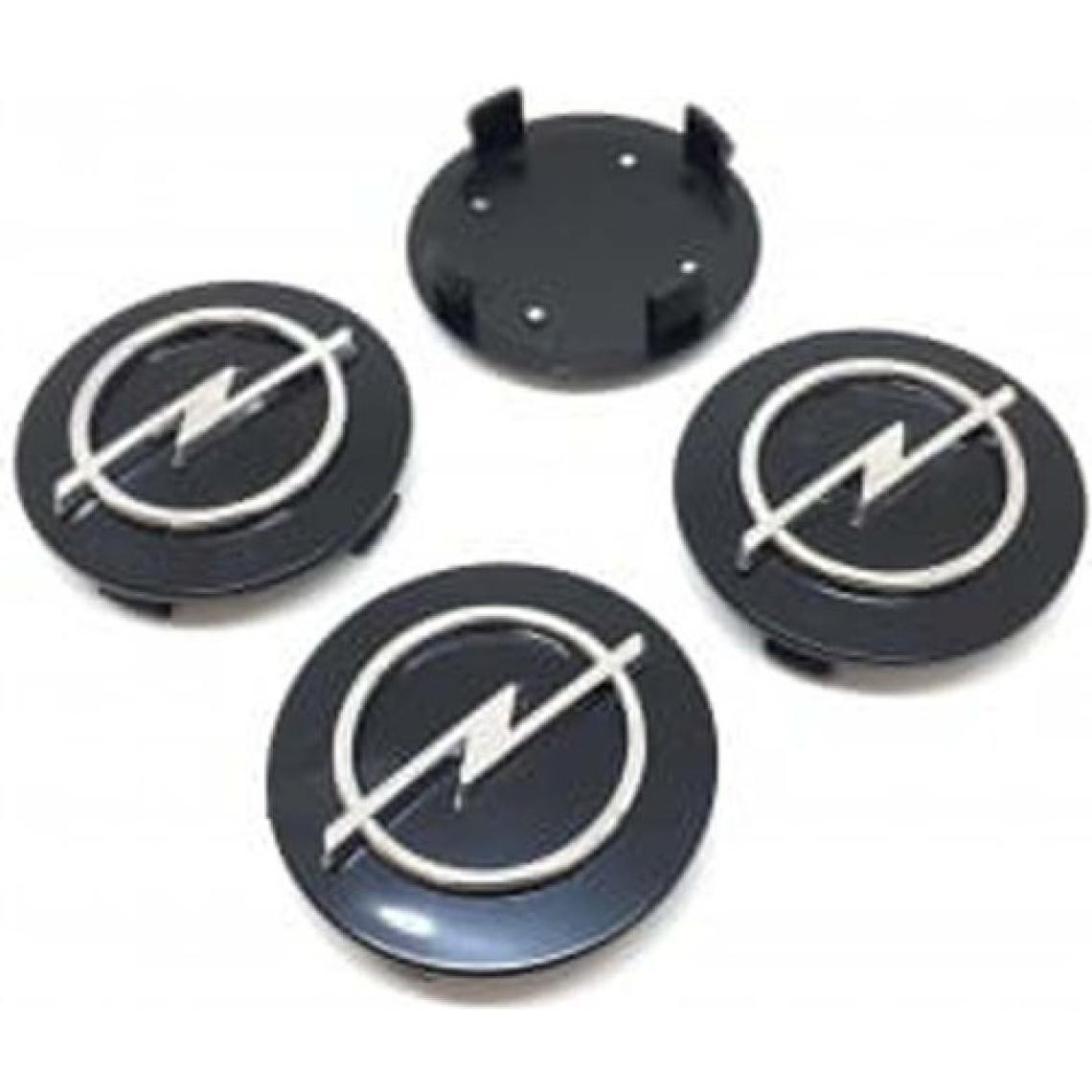 Altaş Opel Kromlu Bombeli Geçme Jant Göbeği Siyah 4 Lü 58/64MM