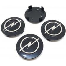 Altaş Opel Kromlu Bombeli Geçme Jant Göbeği Siyah 4 Lü 58/64MM