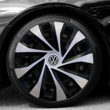 HMNL Volkswagen Arteon 14'' Inç Gri - Siyah 4'lü Set Jant Kapağı Çelik Jant Görünümlü