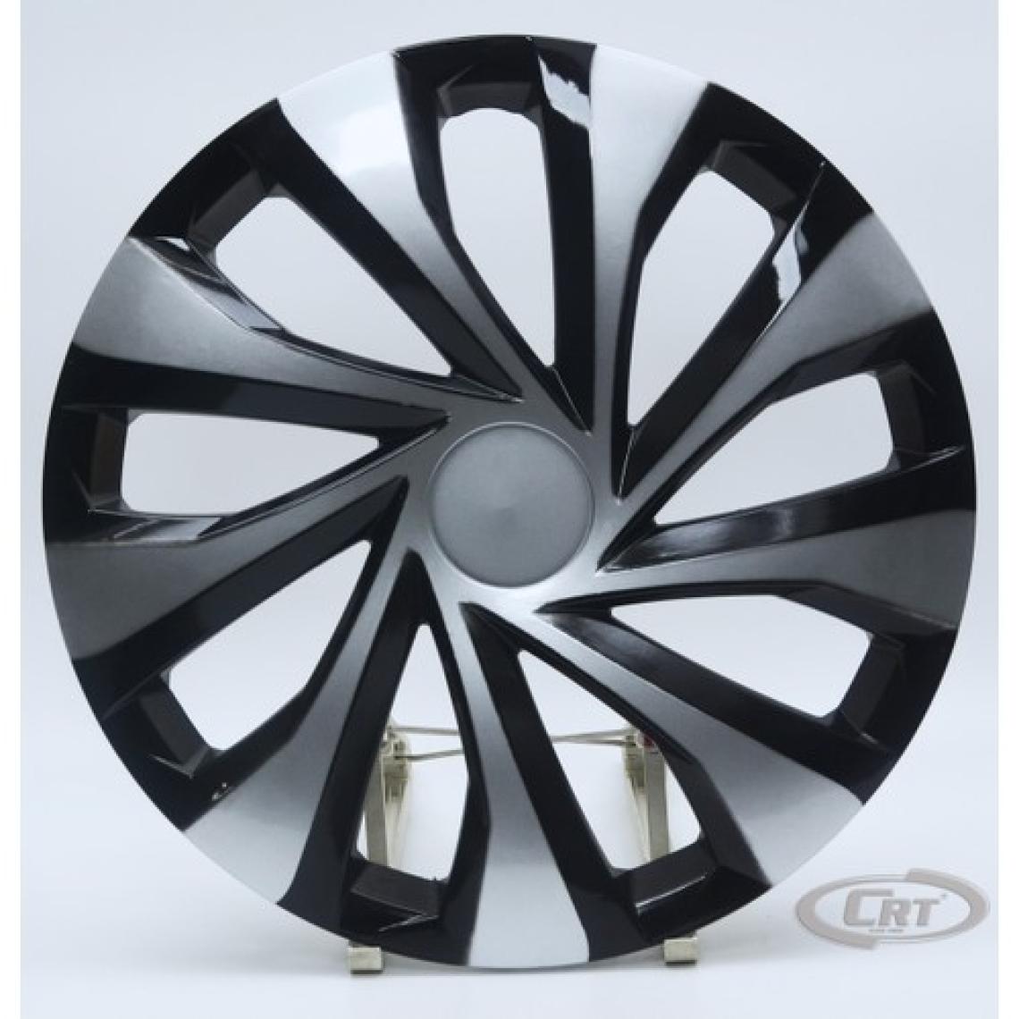 Jant Kapağı Siyah-gri Kırılmaz 15" Universal Model (Amblem Hediyeli) (1 Adet)