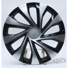 Jant Kapağı Siyah-gri Kırılmaz 15" Universal Model (Amblem Hediyeli) (1 Adet)