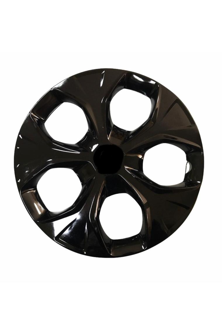NKT GROUP Tüm Araçlara Uyumlu 13 Inç Piano Black Siyah Jant Kapağı 4 Adet