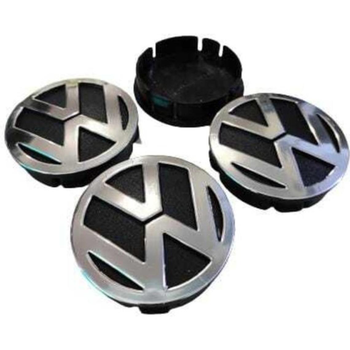 DK Motors Volkswagen Vw Kabartma Geçme Jant Göbeği 4 Lü 60MM-55MM