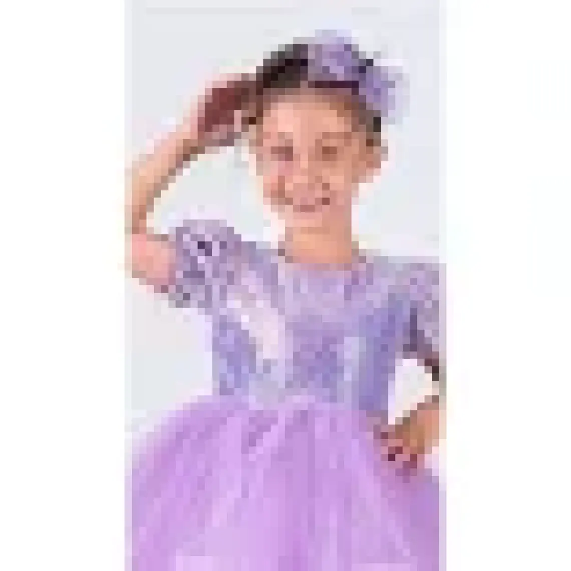 Mnk Baby & Kids Tütü Gren Etekli Kız Çocuk Pul Payetli Kısa Kol Kikidi Elbise MNK0601
