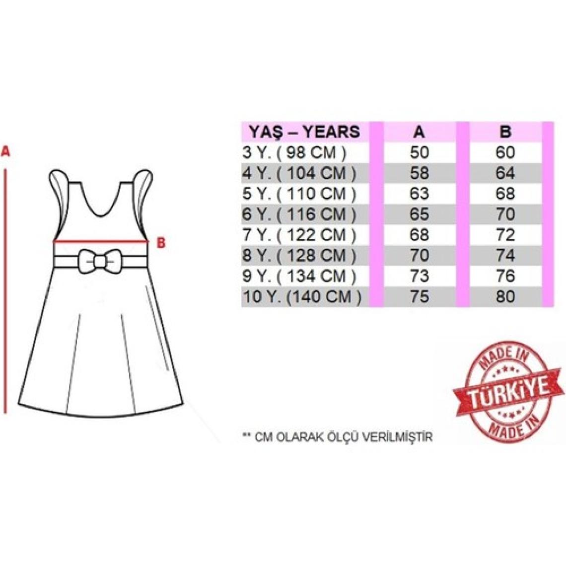 Mnk Baby & Kids Simli Şanzelize Kız Çocuk Abiye Elbise M00669