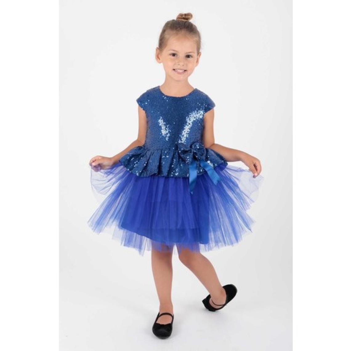 Ahenk Kids AHENGİM KIZ ÇOCUK ELBİSE KIZ ELBİSE PUL PAYETLİ AK2207