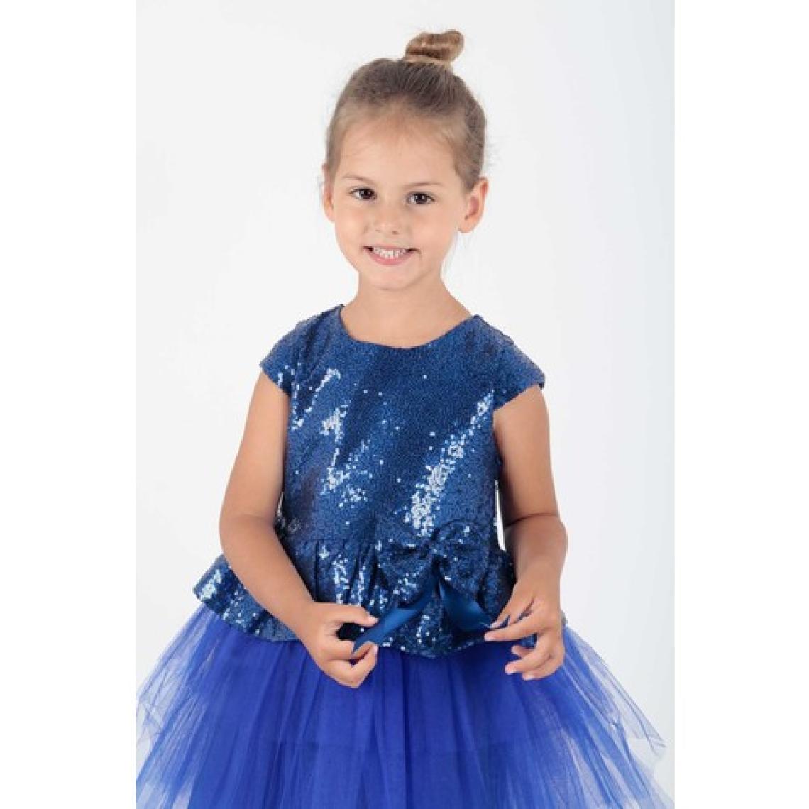 Ahenk Kids AHENGİM KIZ ÇOCUK ELBİSE KIZ ELBİSE PUL PAYETLİ AK2207