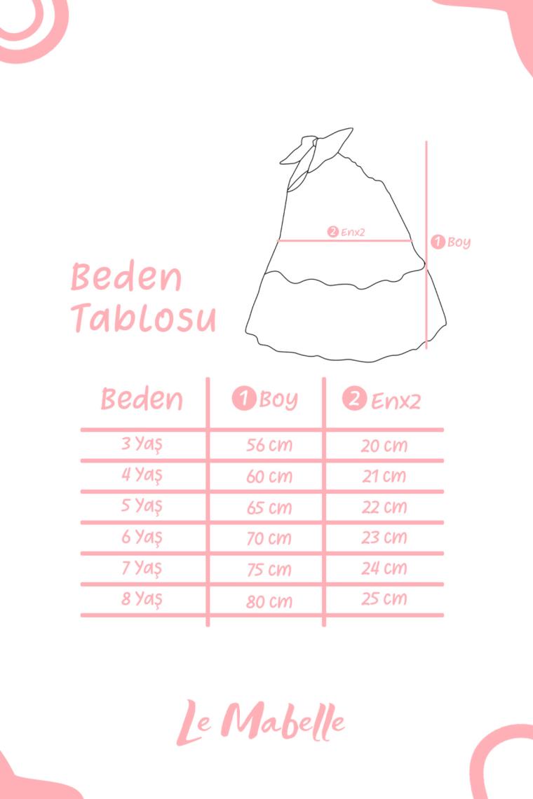 Le Mabelle Turuncu  Tek Omuzlu Fiyonklu Kız Çocuk Tül Elbise - Orlene