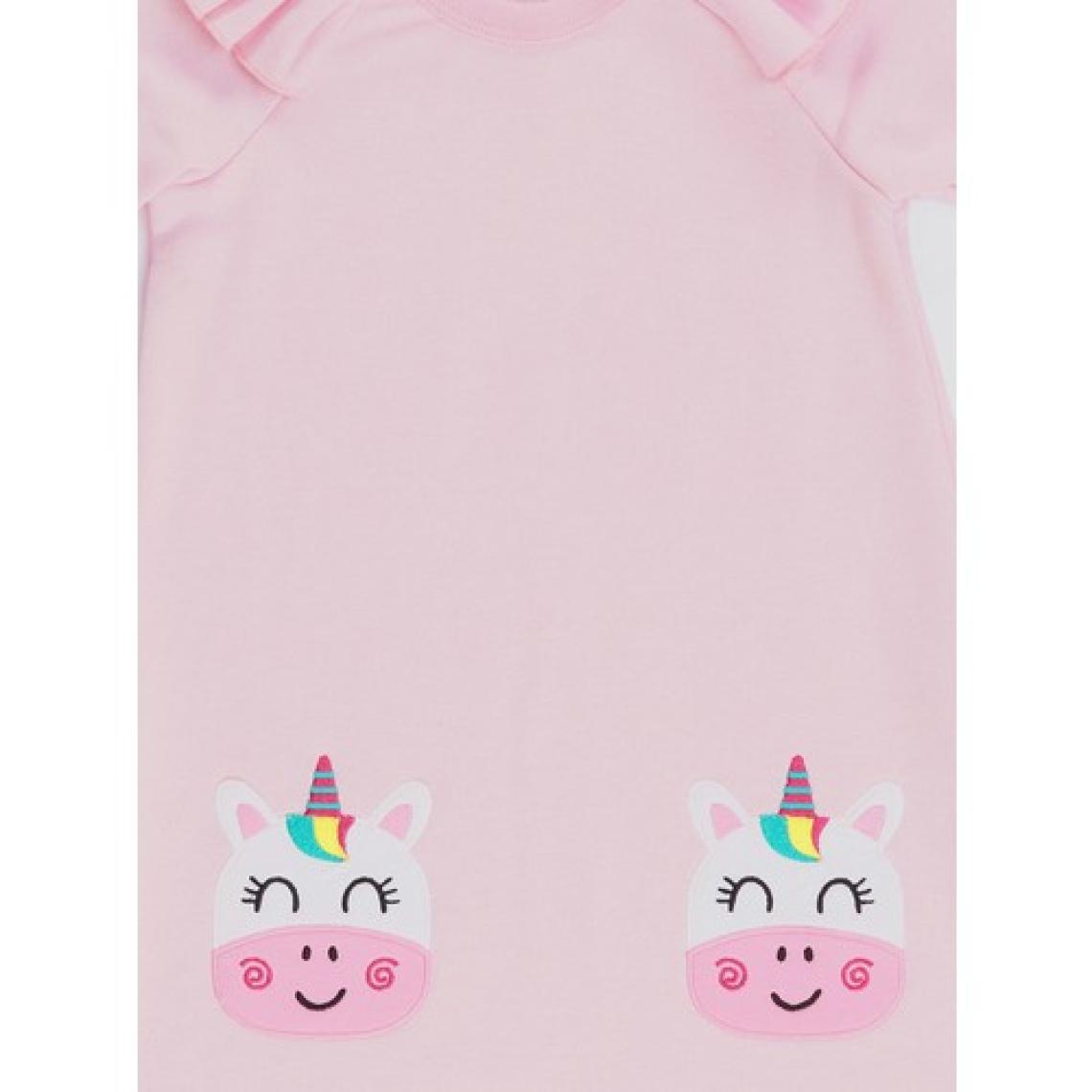 Denokids Cowcorn Pembe Kız Elbise