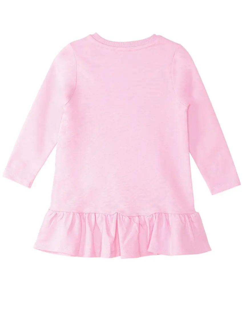 Denokids Unicorn Magic Kız Çocuk Pembe Elbise
