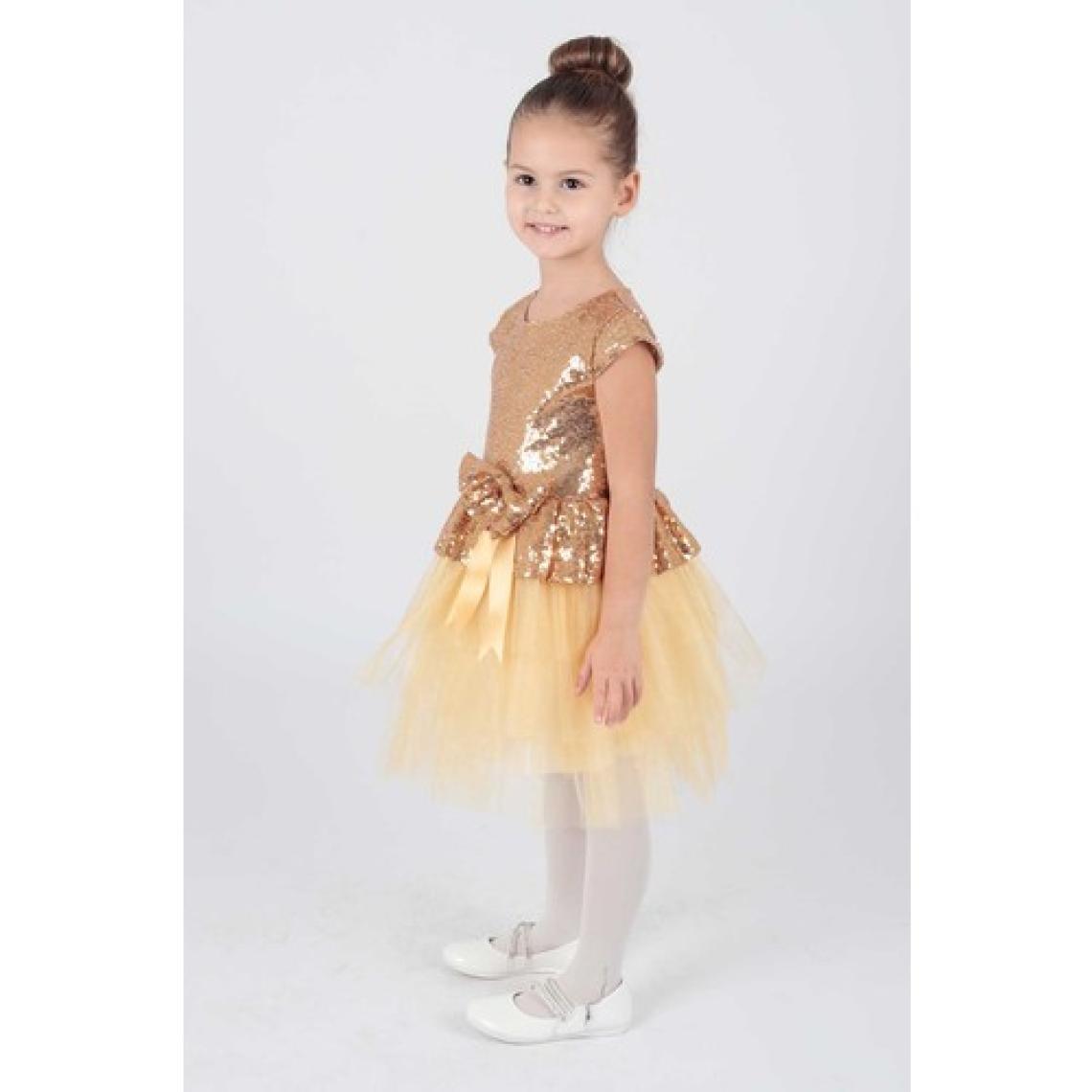 Ahenk Kids AHENGİM KIZ ÇOCUK ELBİSE KIZ ELBİSE PUL PAYETLİ AK2207
