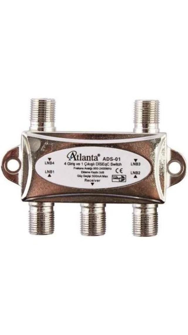 Atlanta ADS-01 1x4 1/4 DiSEqC Switch