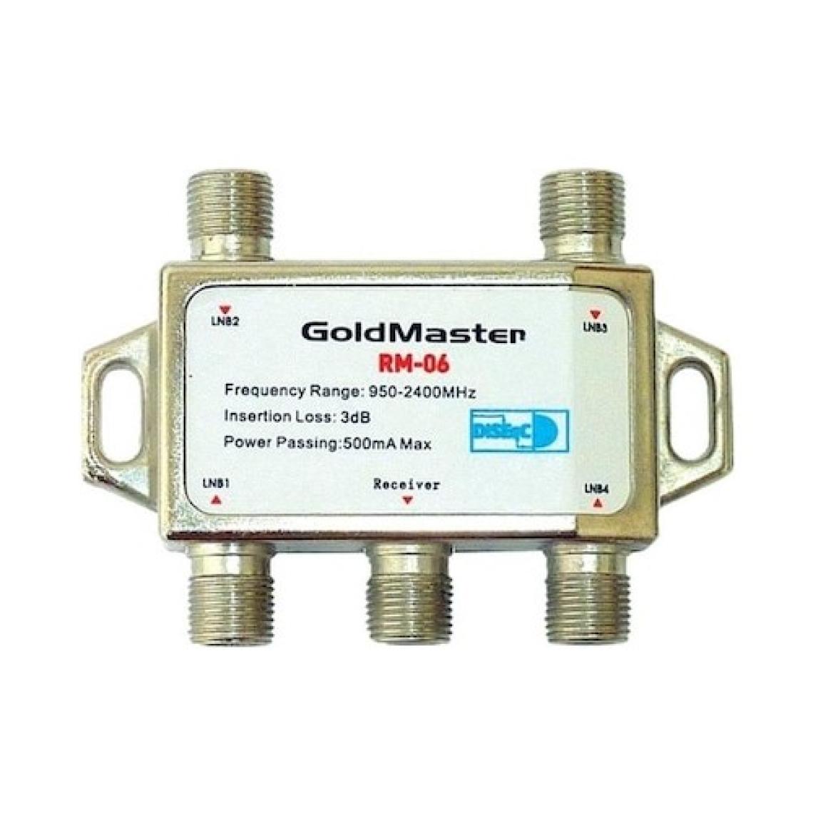 Goldmaster 4 Lü Diseqc Switch Bölücü Rm-06
