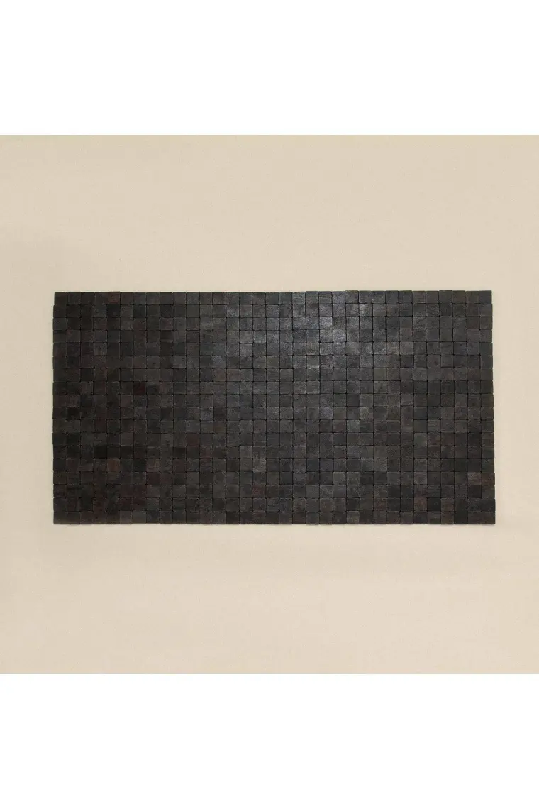 Chakra Costa Ahşap Paspas Siyah 60x100 cm