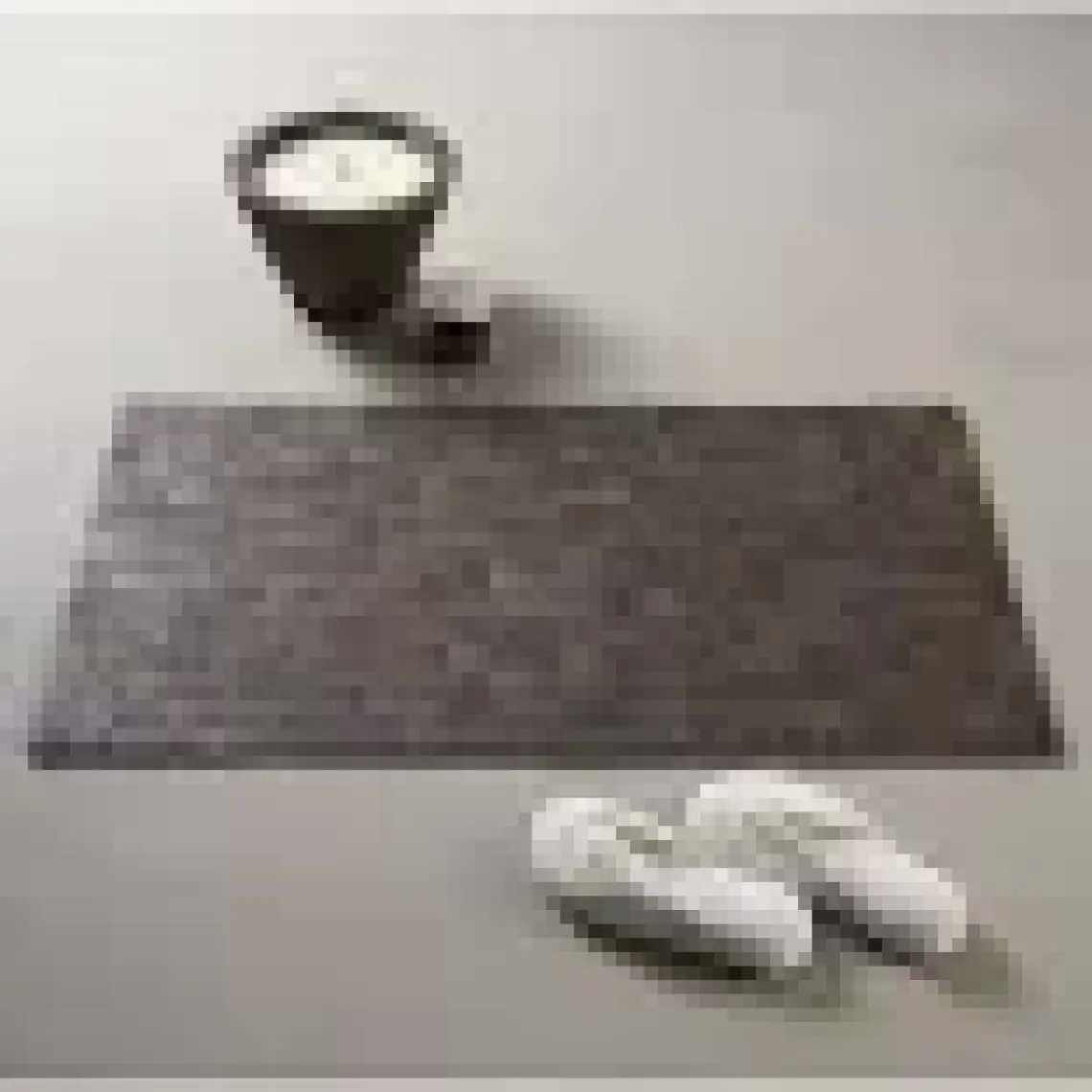 Chakra Costa Ahşap Paspas Siyah 60x100 cm