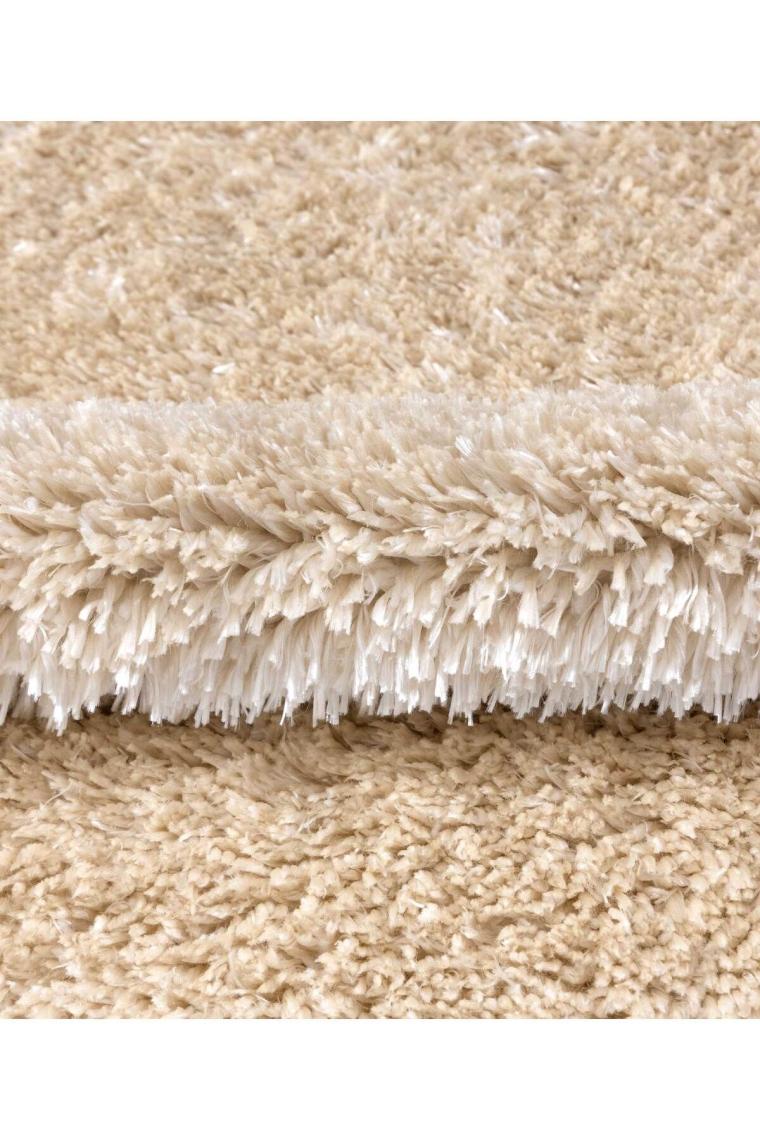 Douro Shaggy 2li Banyo Paspası Bej Kaydırmaz Taban 60 X 100 - 50 X 60