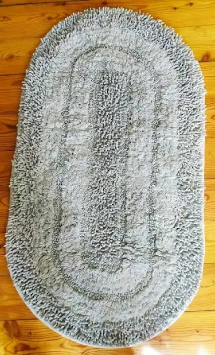 Chilai Home Macoroni Gri 2 Li Set Cotton Banyo Halısı
