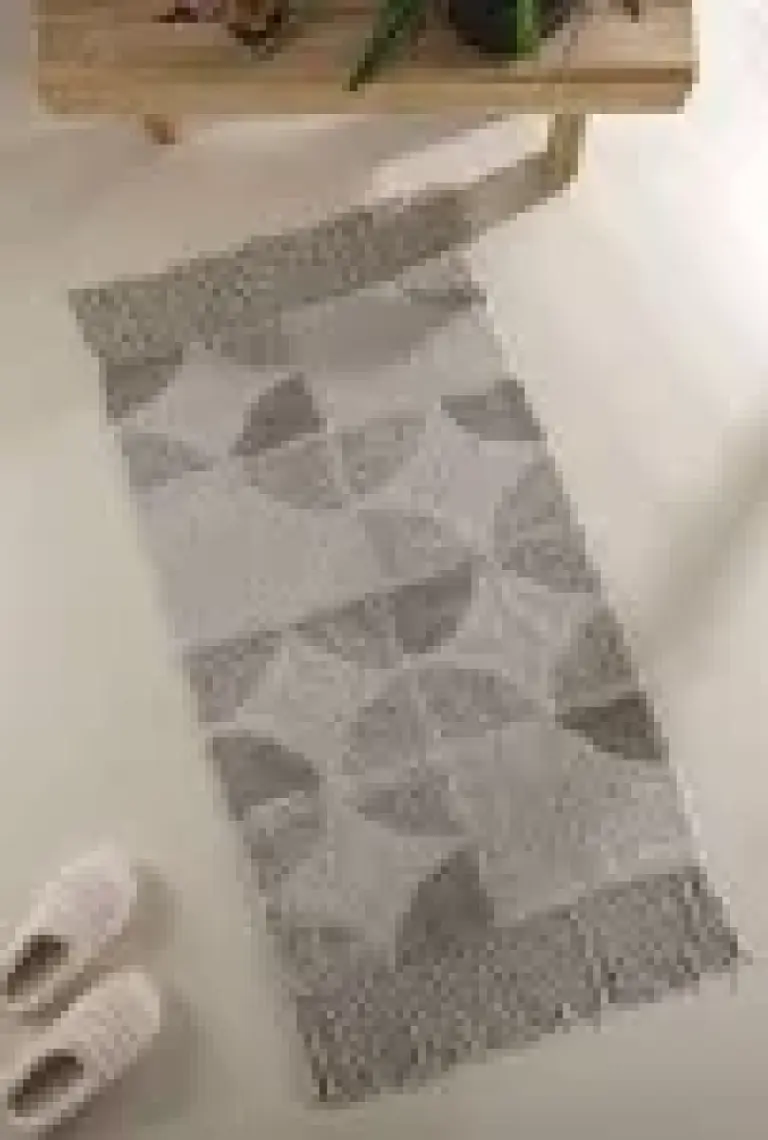 Irya Brook Tekli Banyo Paspası %100 Pamuk 70x110 Bej