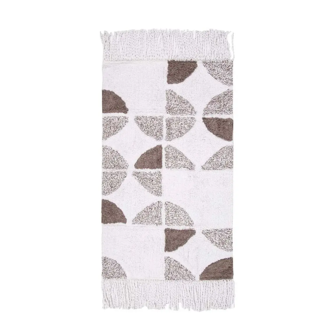 Irya Brook Tekli Banyo Paspası %100 Pamuk 70x110 Bej