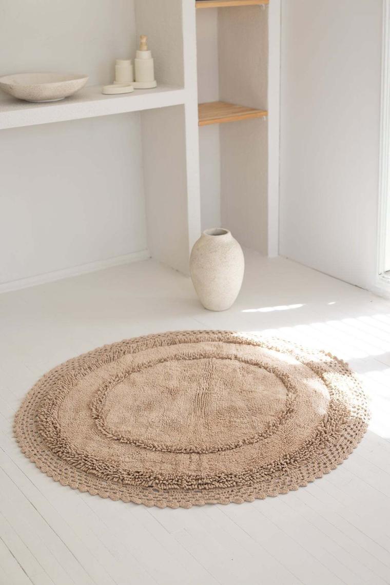 Irya Moon %100 Pamuk Banyo Paspası MOCHA120X120