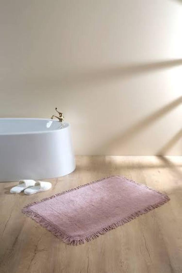 Irya Loris %100 Pamuk Banyo Paspası Pembe 70x110