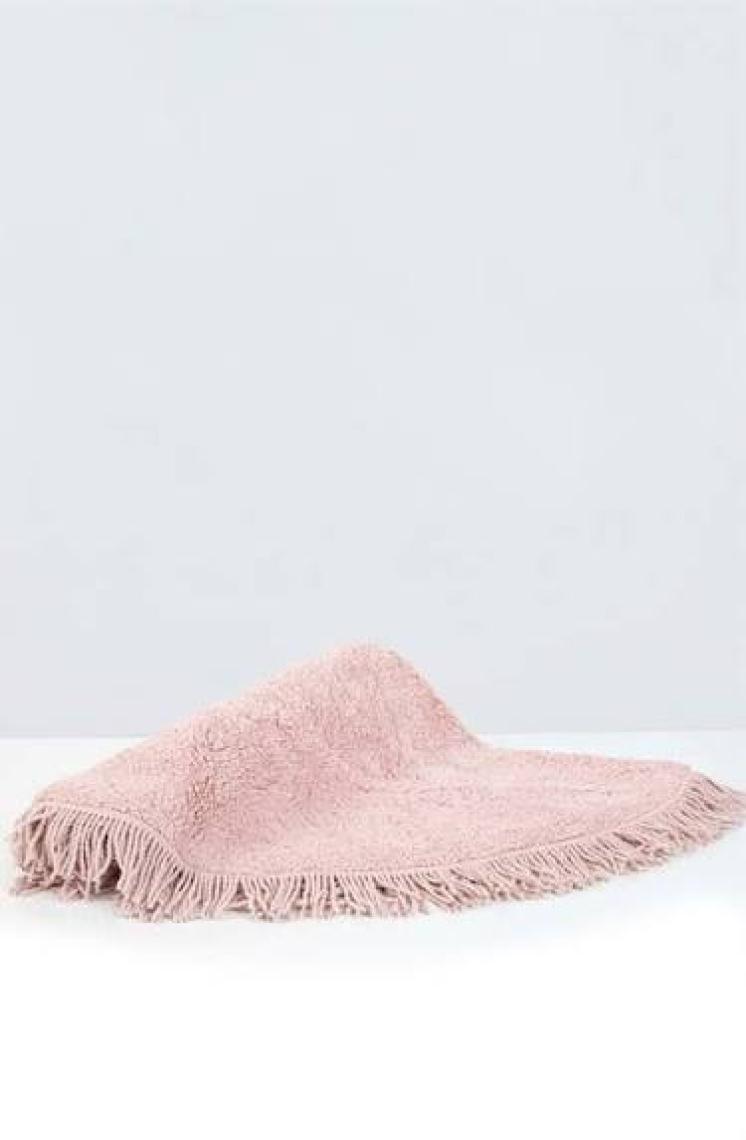 Irya Loris %100 Pamuk Banyo Paspası Pembe 70x110