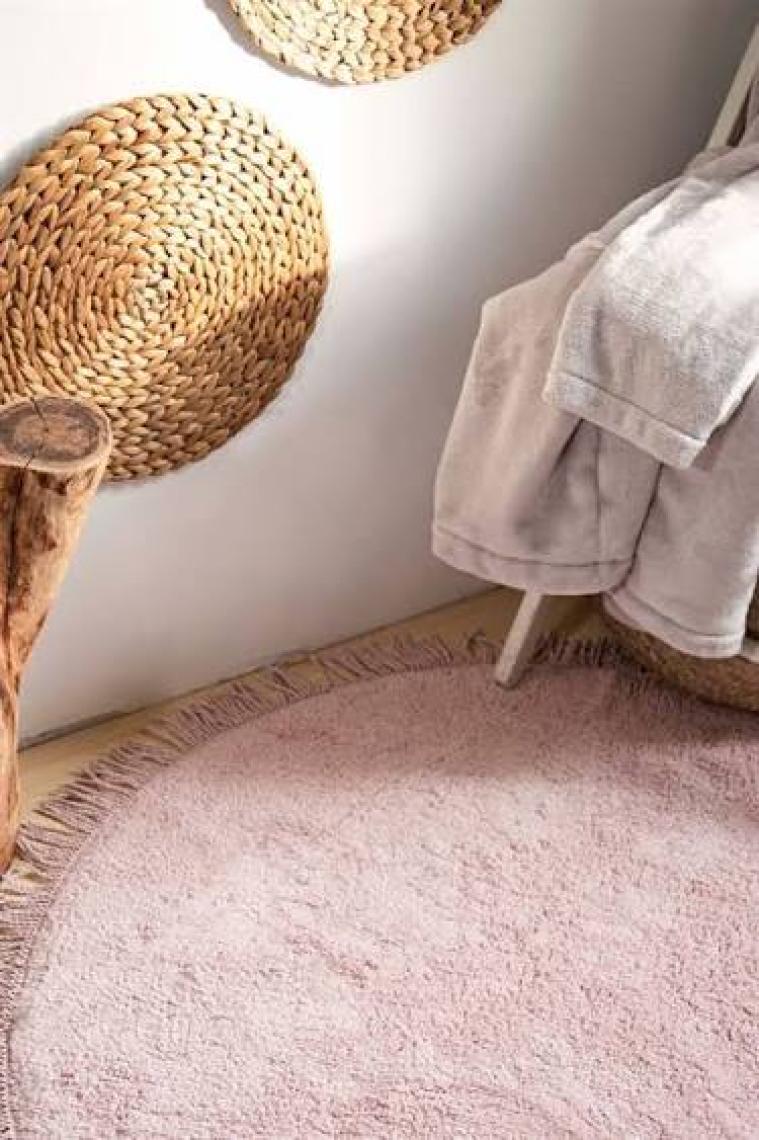 Irya Loris %100 Pamuk Banyo Paspası Pembe 70x110