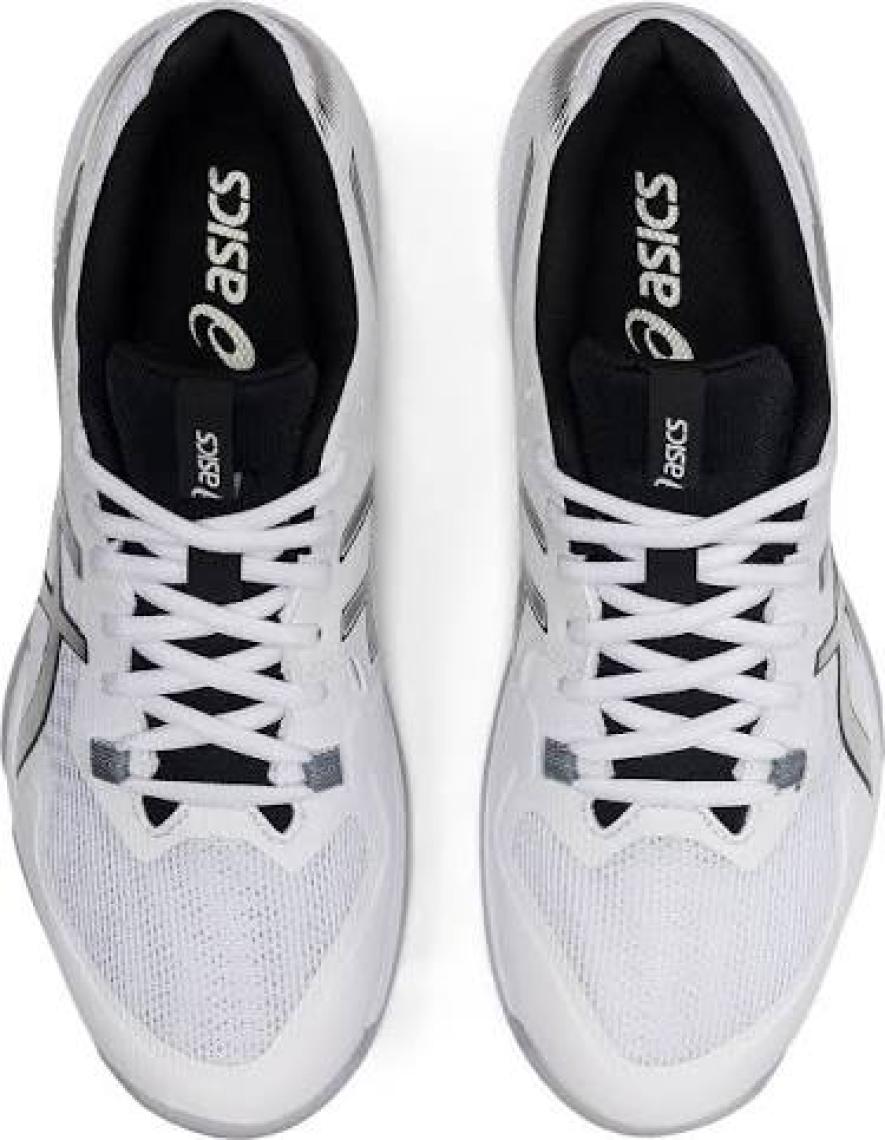 Asics Gel-Tactic Erkek Beyaz Gri Voleybol Ayakkabı