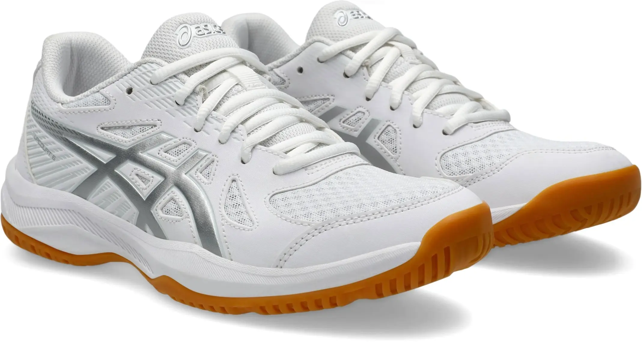 Asics Upcourt 6 Kadın Beyaz Voleybol Ayakkabısı 1072A107-100