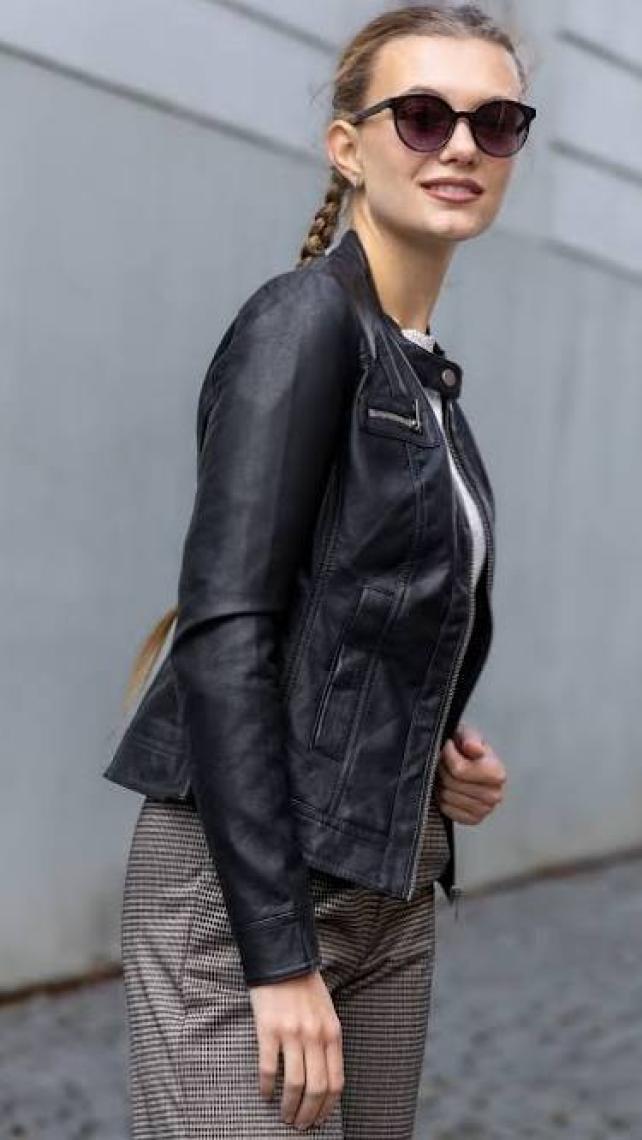 Only Kadın Ceket Onlbandit Faux Leather Biker Otw Noos