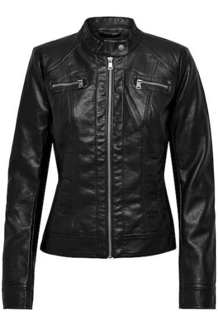 Only Kadın Ceket Onlbandit Faux Leather Biker Otw Noos