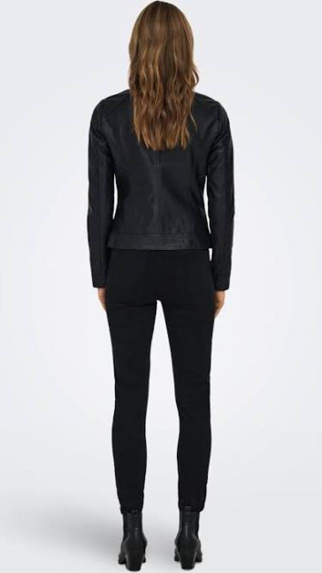 Only Kadın Ceket Onlbandit Faux Leather Biker Otw Noos